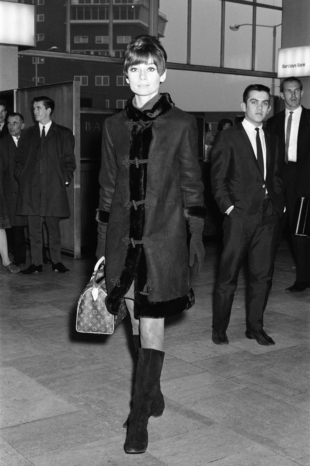 Audrey Hepburn with Speedy