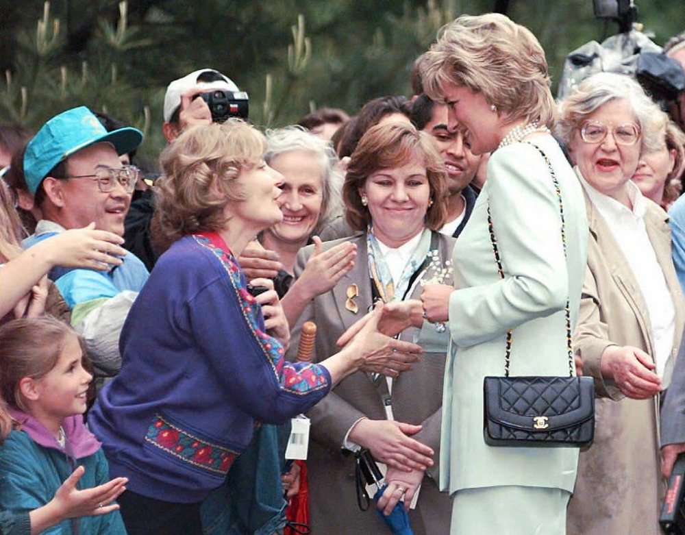 Diana Princess of Wales with CHANEL Bag