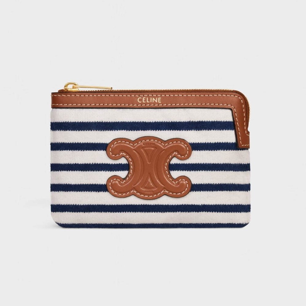 CELINE Striped Bag
