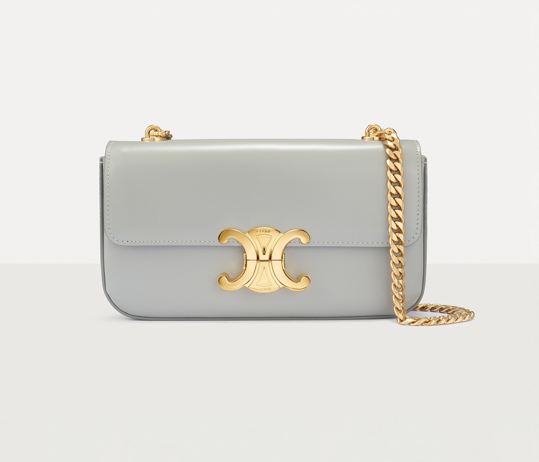 CELINE Triomphe Chain Bag Front View