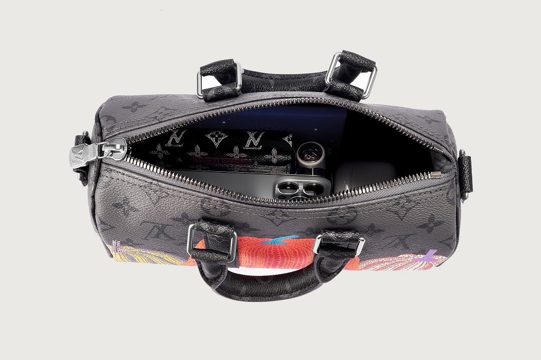 Bag with contents