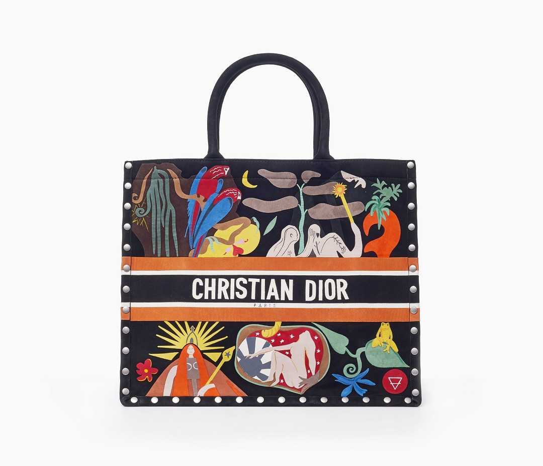 Dior Book Tote Side View