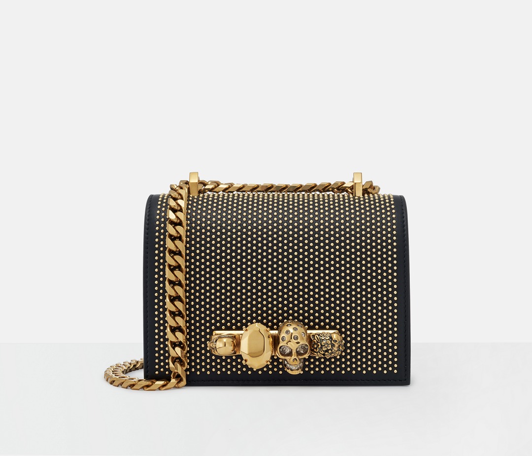 Alexander McQueen Jewelled Satchel front view