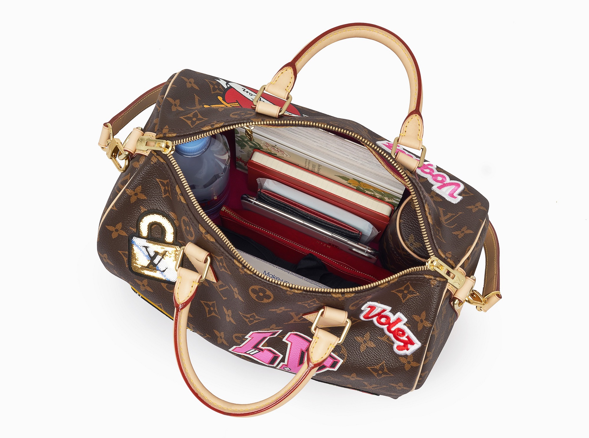 Bag with contents