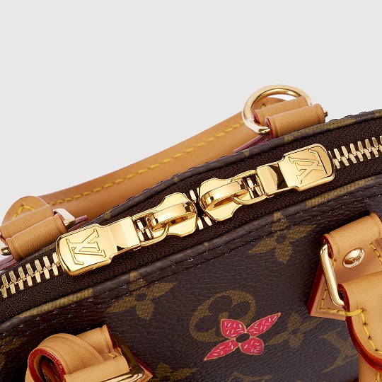Bag interior with items