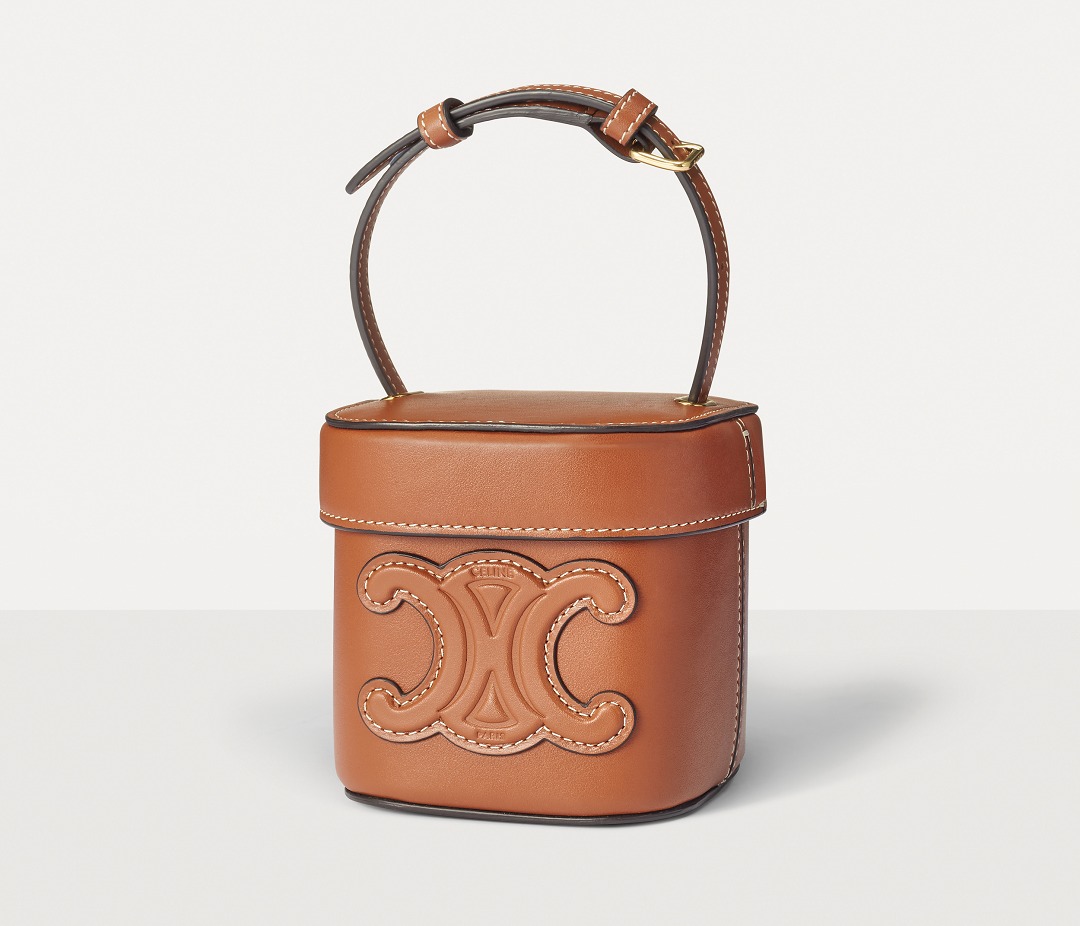 Celine Box Cuir Triomphe bag side view