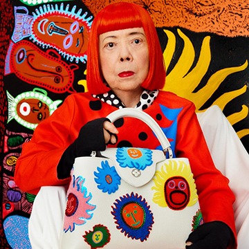 Yayoi Kusama portrait