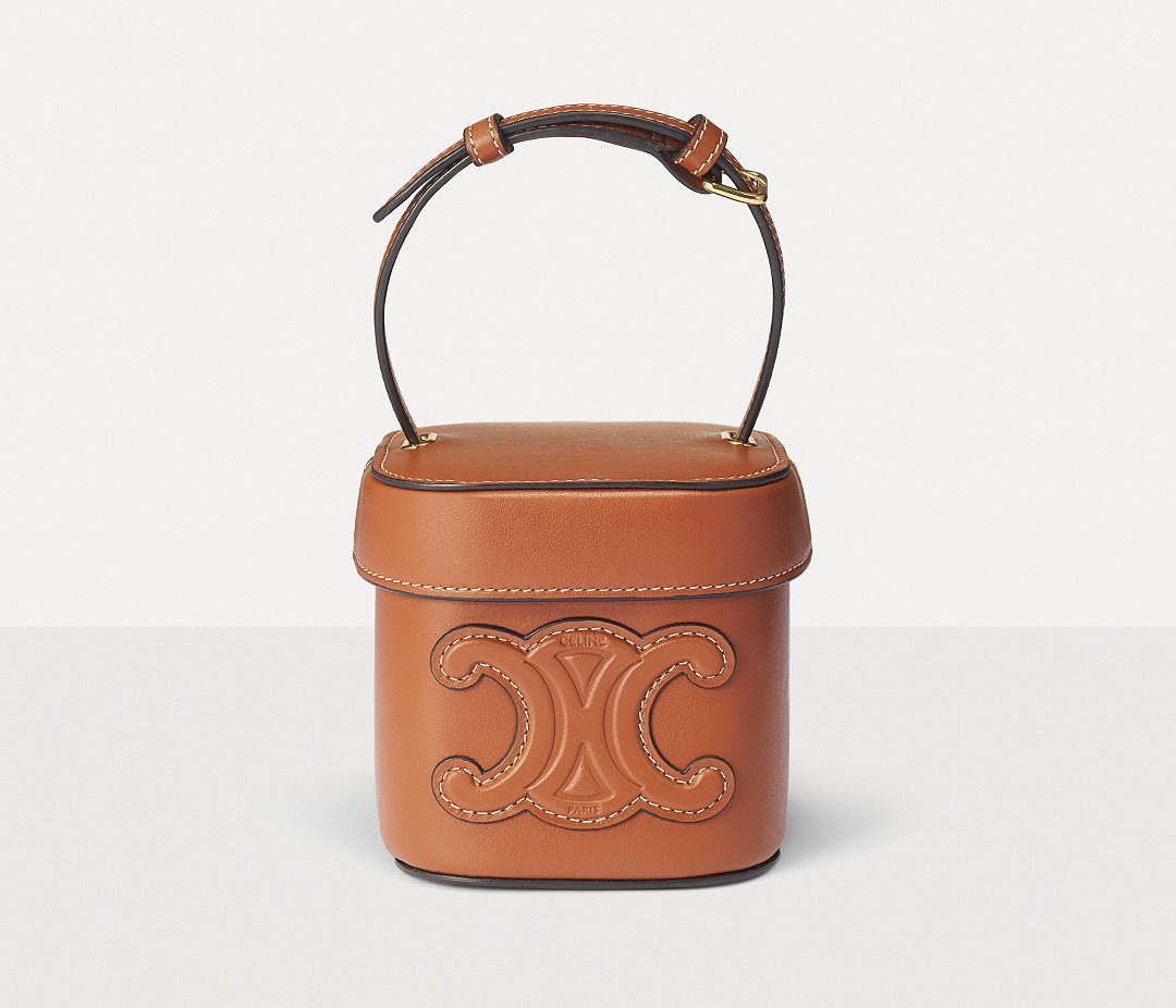 Celine Box Cuir Triomphe bag front view