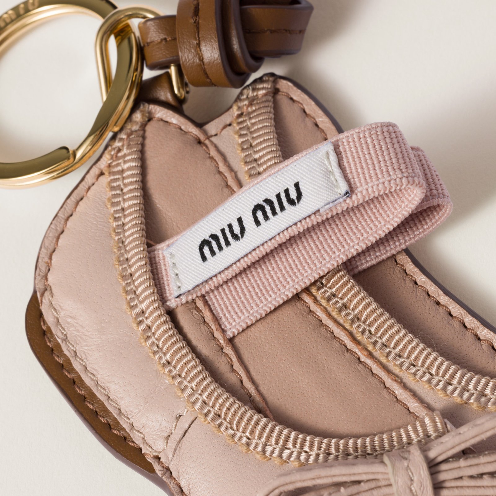 Ballet flat charm detail