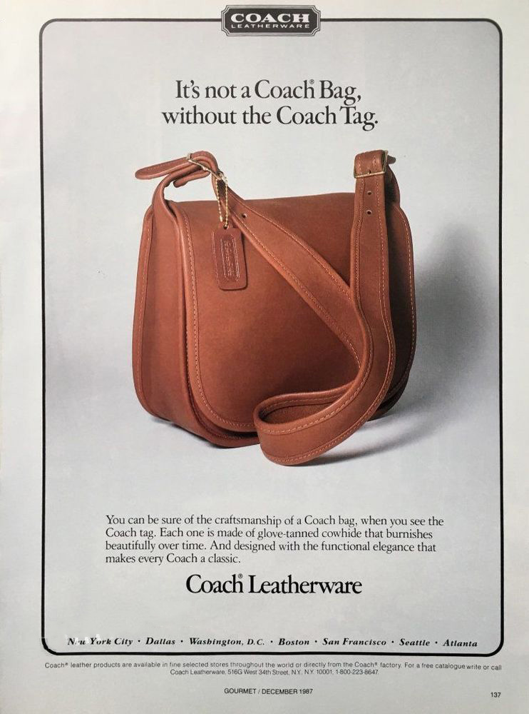 Vintage Coach Ad