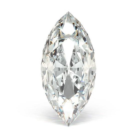 Marquise cut gemstone