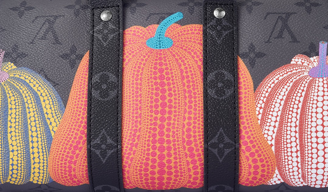 Close-up of pumpkin print