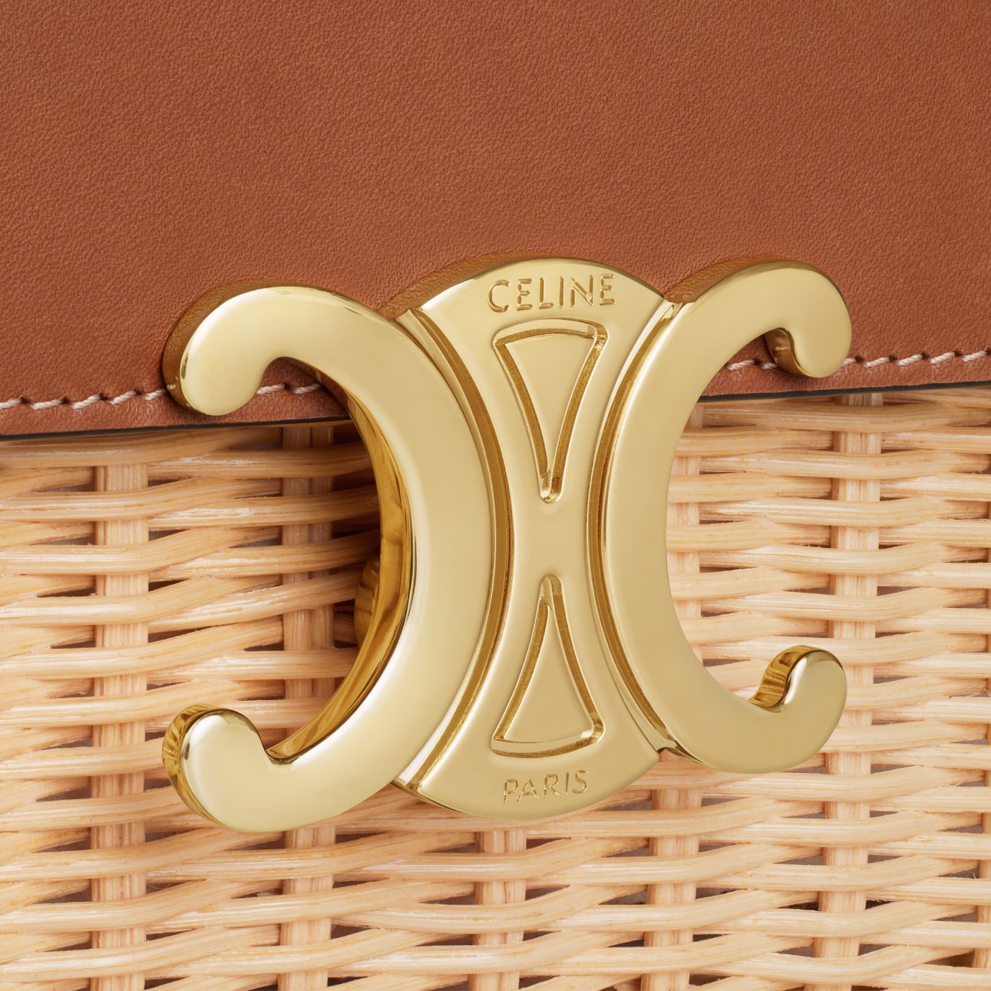 CELINE Wicker Handbag