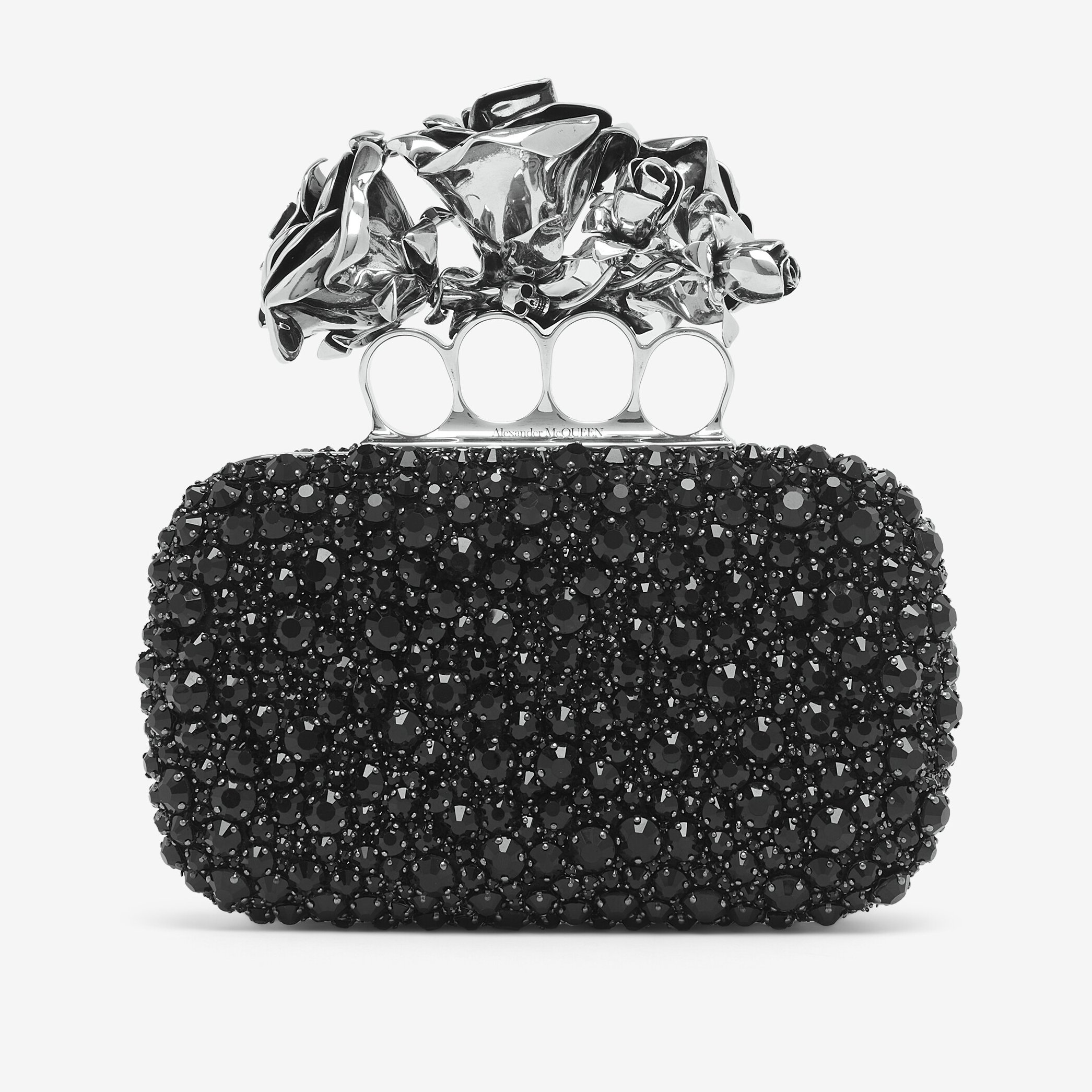 English Rose Knuckle Ring Clutch