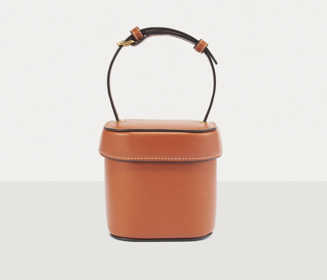Celine Box Cuir Triomphe bag worn