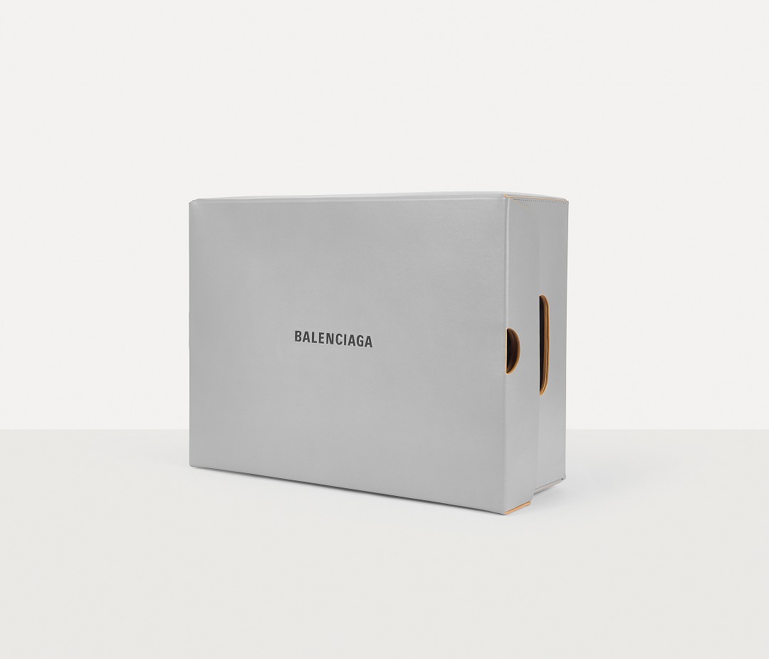 Balenciaga Sneaker Box Clutch side view