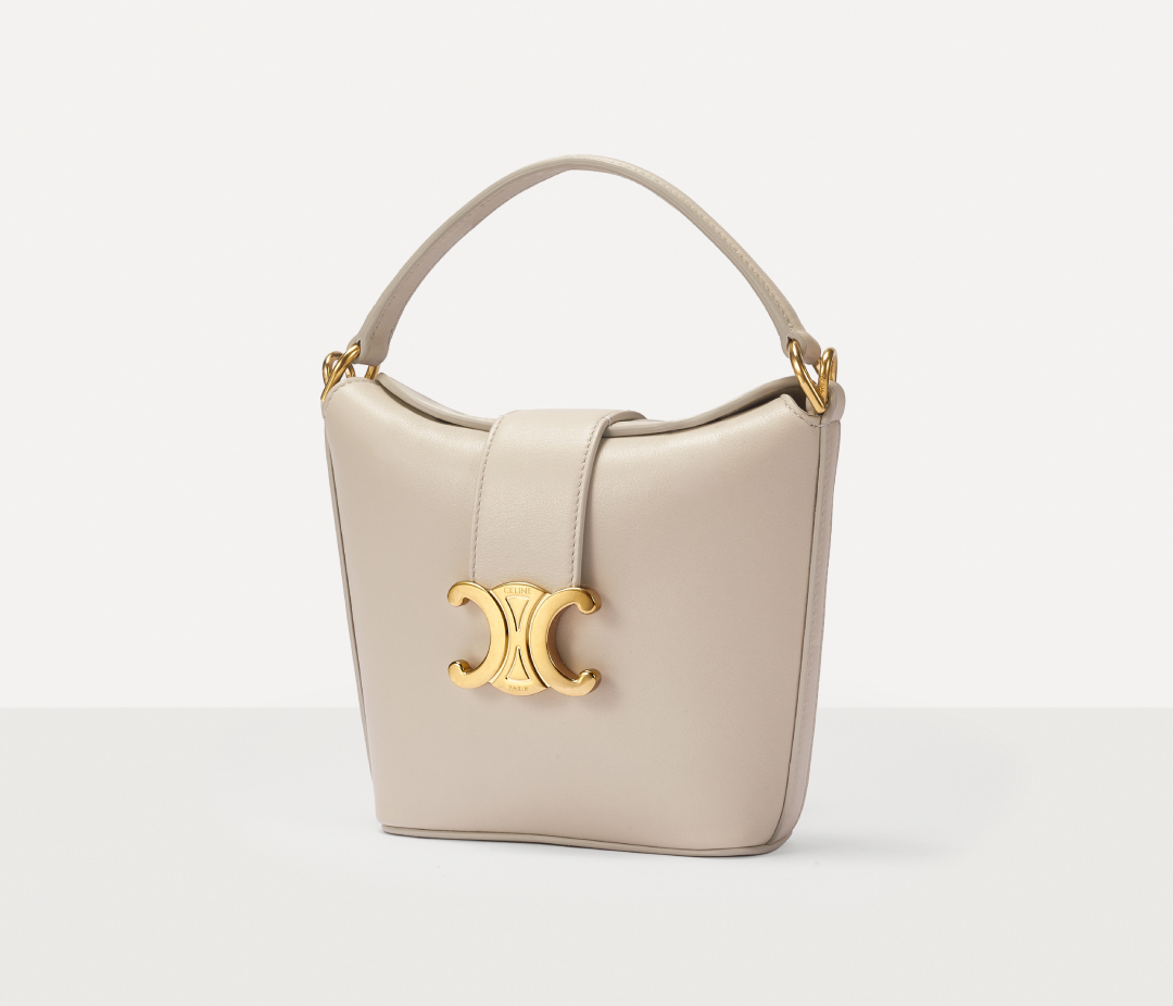 Celine Triomphe Bucket Bag side view
