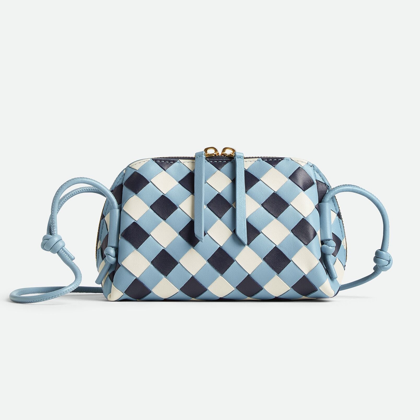 Blue & White Gingham Bag 3