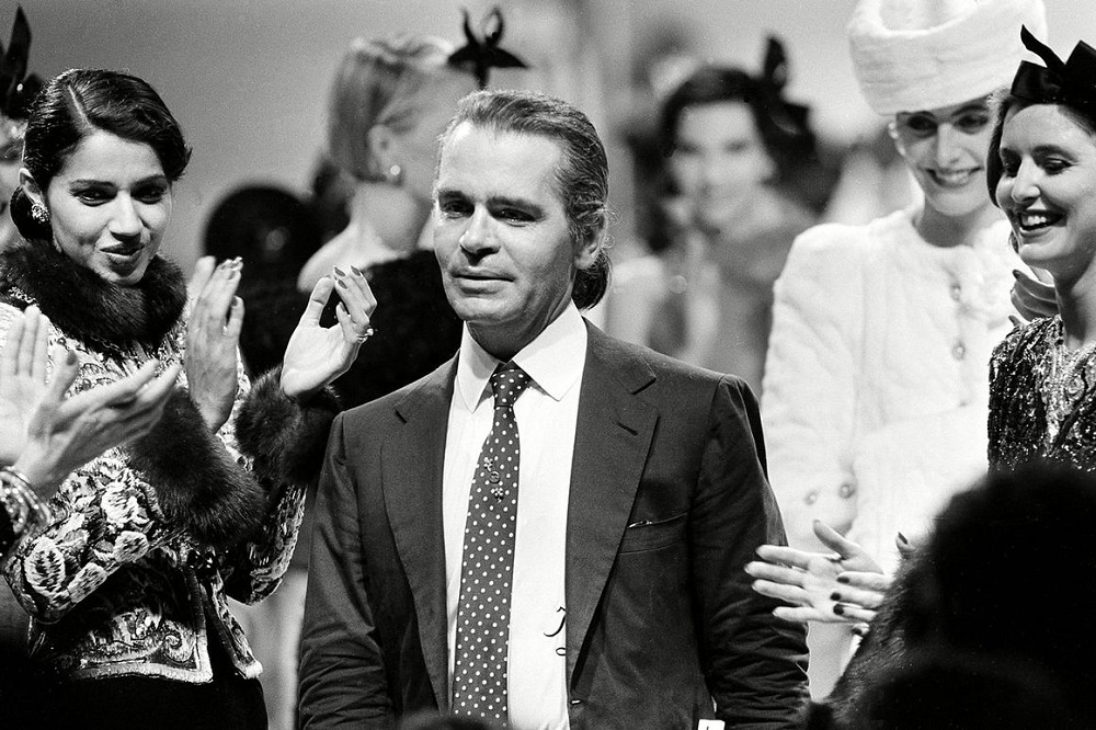 Karl Lagerfeld at Fashion Show